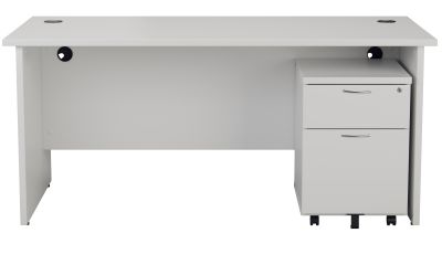 Rectangular Panel Desks And Pedestal Bundle Zone 2 1200mm