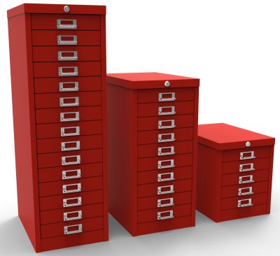 One Colour Multidrawer Cabinets S Line 5 Drawer Non Locking