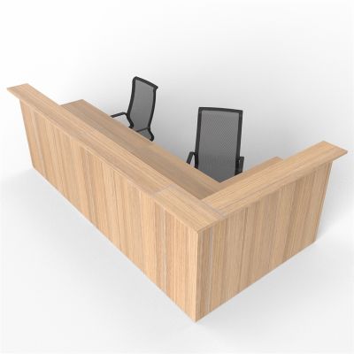 Reception Desk With Return Side Veyto Front Panel Left