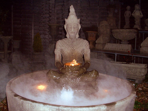 Serene Buddha Fountain