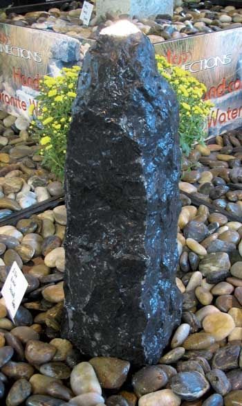 Drilled Black Limestone