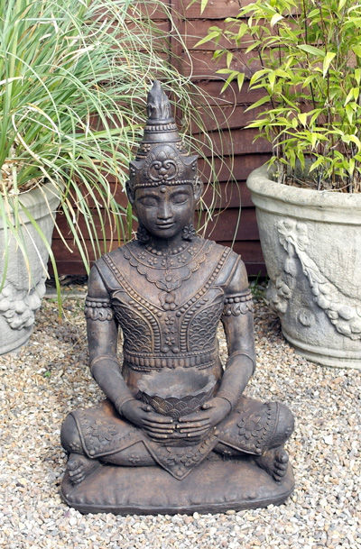 Serene Umber Buddha