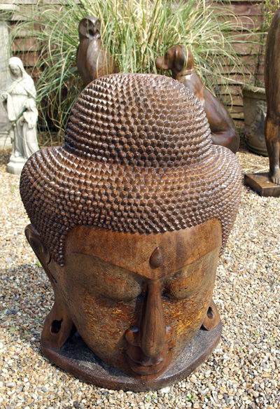 Umber Buddha Head