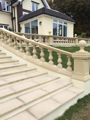 Tudor Balustrade - Tor Stone Ltd