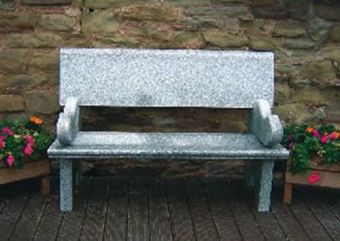 Black Limestone Bench - Tor Stone Ltd