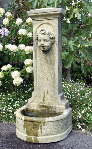 Tall Cherub Fountain