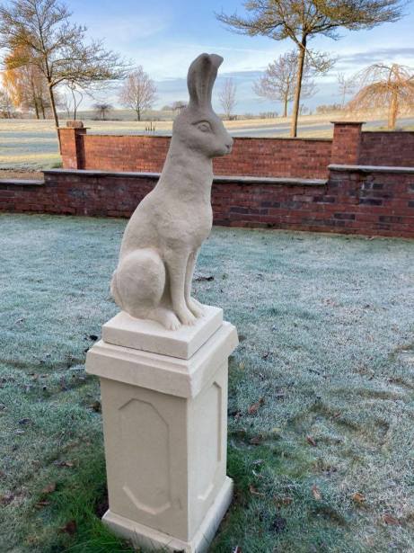 Hare on Plinth