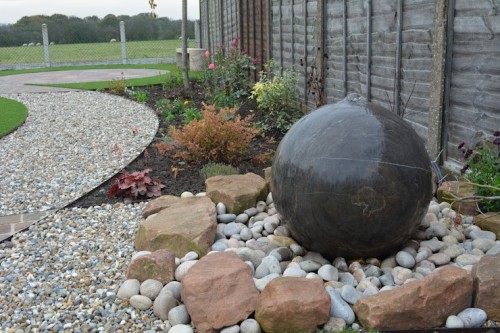 Black Sphere - 35cm