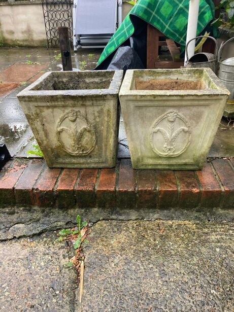 Reclaimed Square Planters