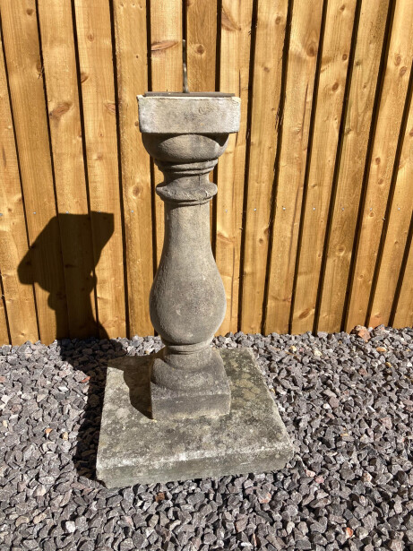 Reclaimed Baluster Sundial