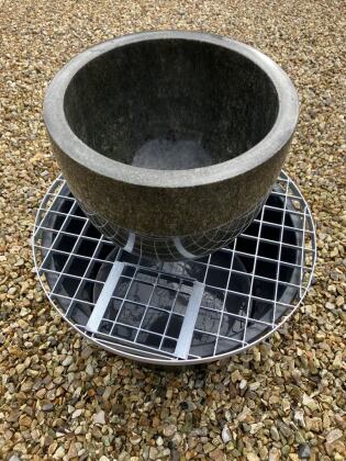 Large Black Vase Fountain