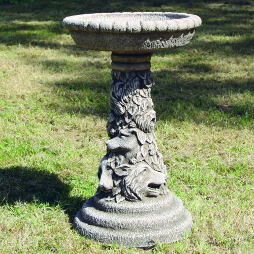 Dog Bird Bath Tor Stone Ltd
