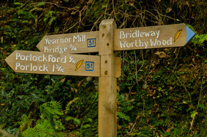 Coleridge Way signpost