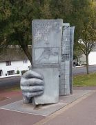 hands and map monument SWCP
